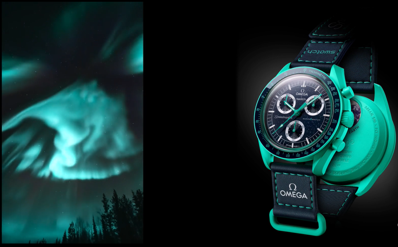 Mission on Earth Watch - Polar Lights, Omega X Swatch Mission on Earth Watch - Polar Lights, Omega X Swatch