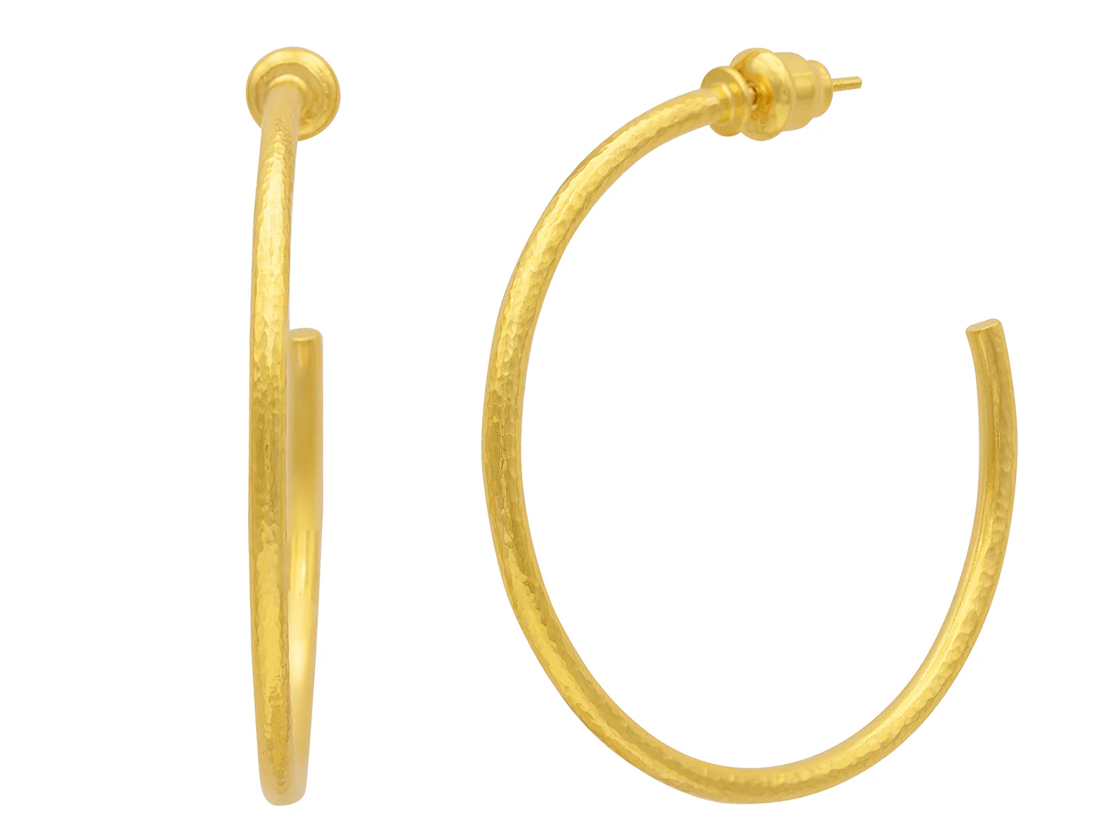 Vertigo Gold Hoop Earrings Vertigo Gold Hoop Earrings Gurhan Gurhan  Squash Blossom Vail