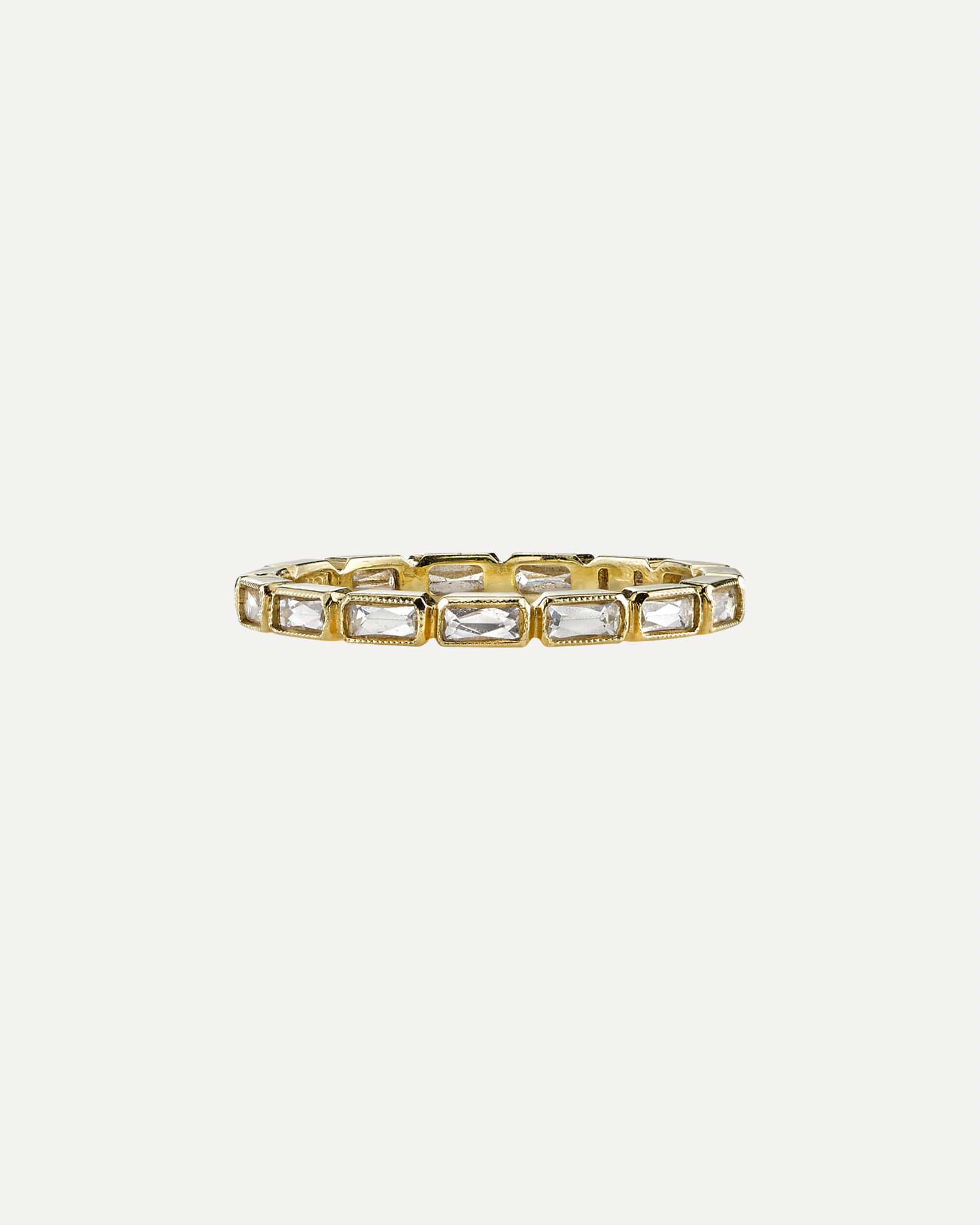 Julia Diamond French Cut Band Julia Diamond French Cut Band Single Stone Single Stone  Squash Blossom Vail