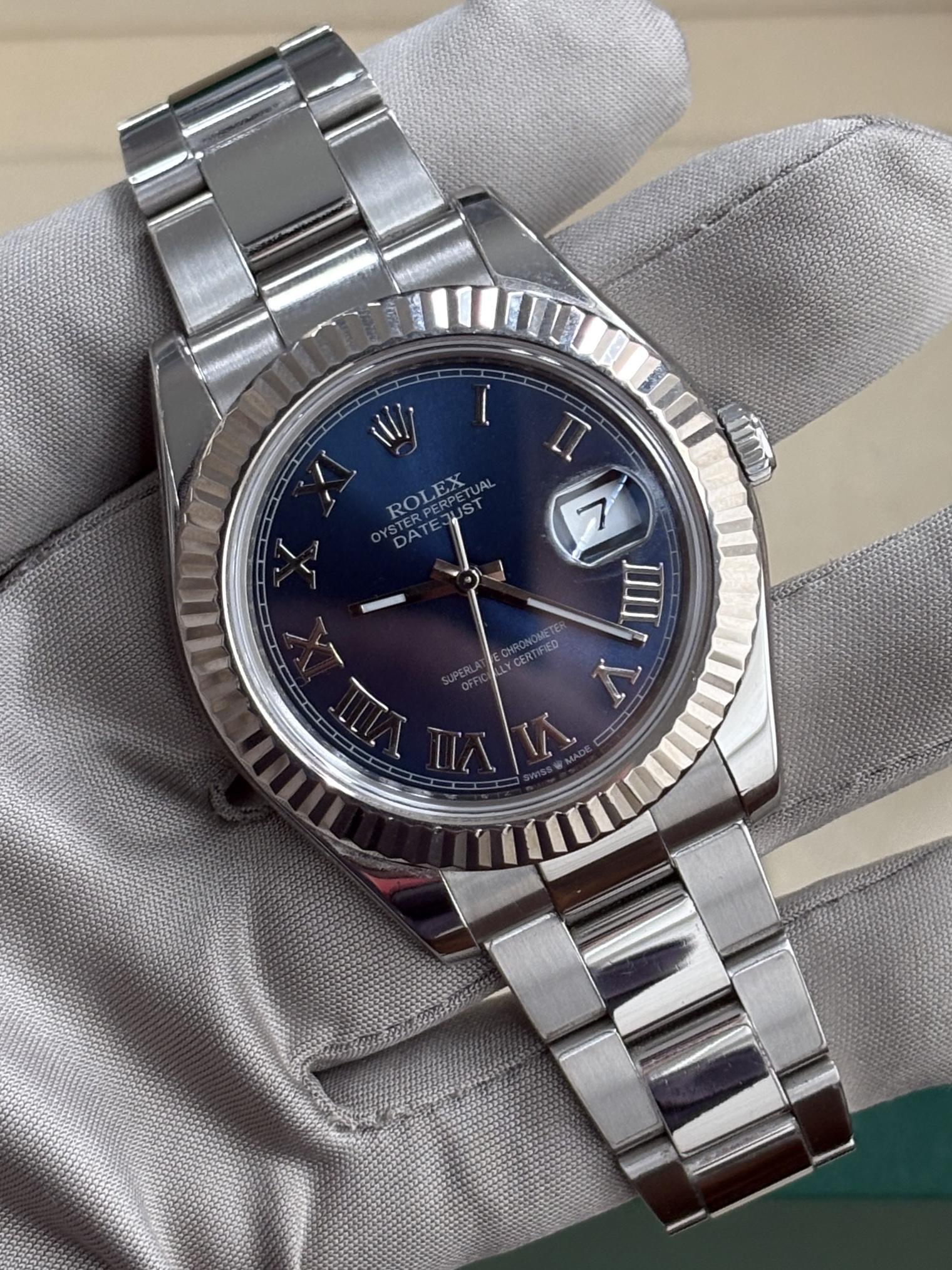 Rolex DJ 41MM 18K WG/SS