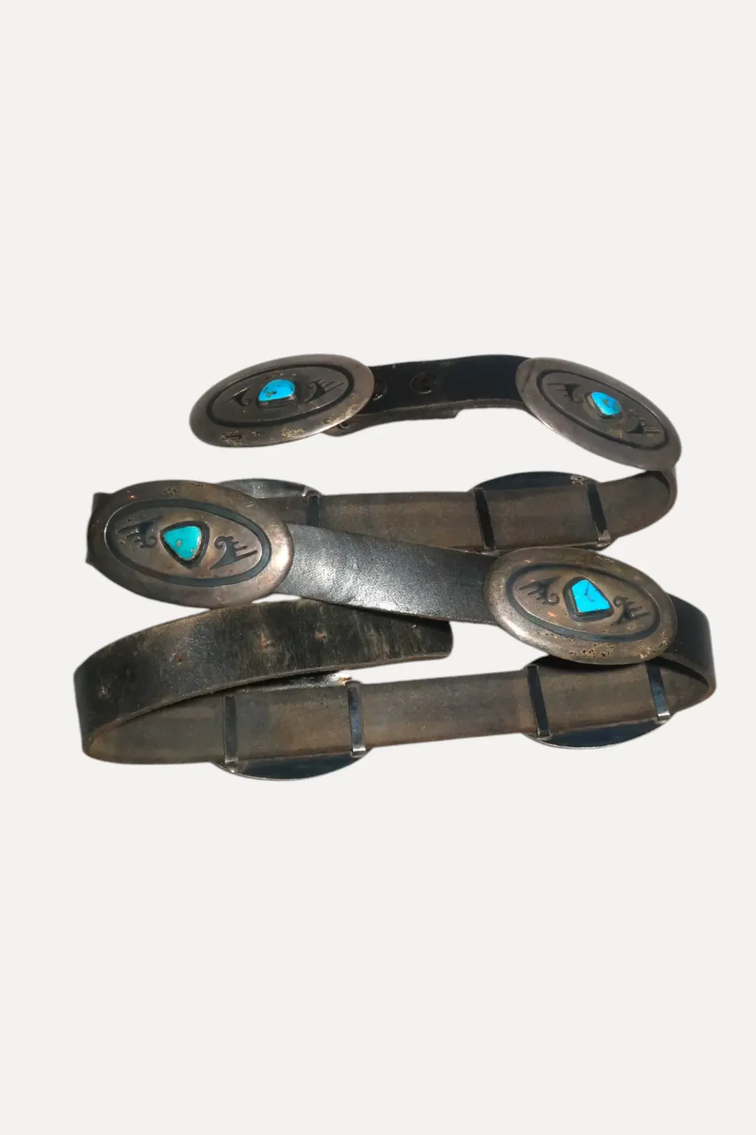 1960s Hopi Concho Belt 1960s Hopi Concho Belt Susan Foster Susan Foster  Squash Blossom Vail