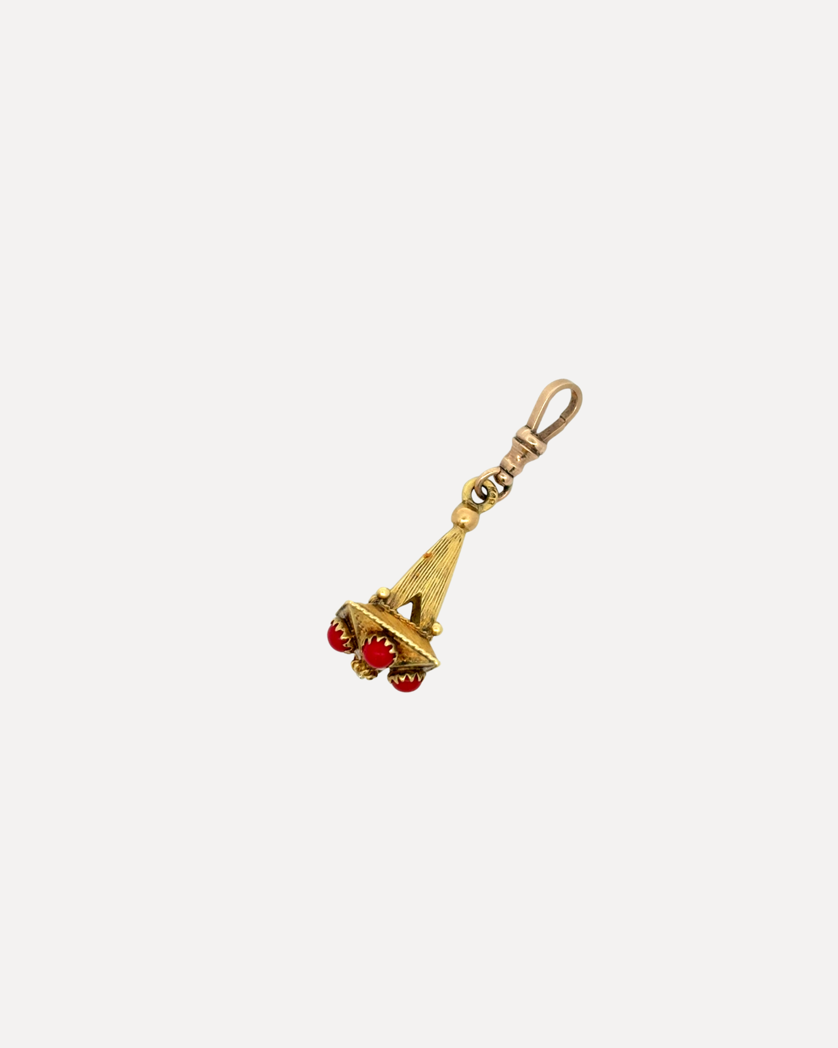 Coral fob charm Coral fob charm Vintage at the Squash Blossom Vintage at the Squash Blossom  Squash Blossom Vail
