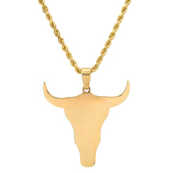Steer Head with chain Steer Head with chain Established Jewelry Established Jewelry  Squash Blossom Vail