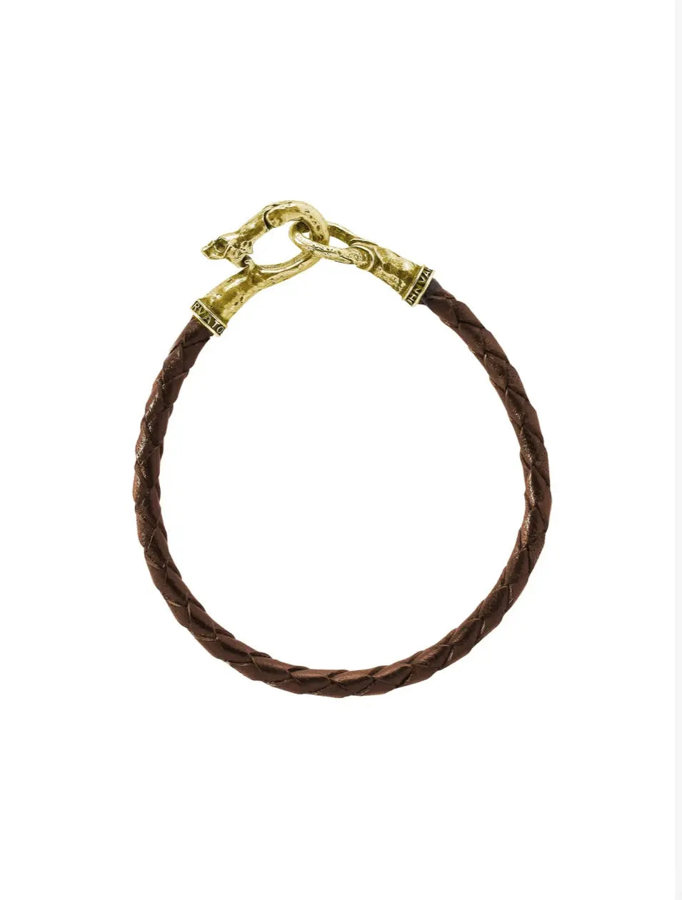 Sterling Silver Single Strand Bracelet, Braided, from the Leather Collection  Length: 8 inches  Designed by John Varvatos