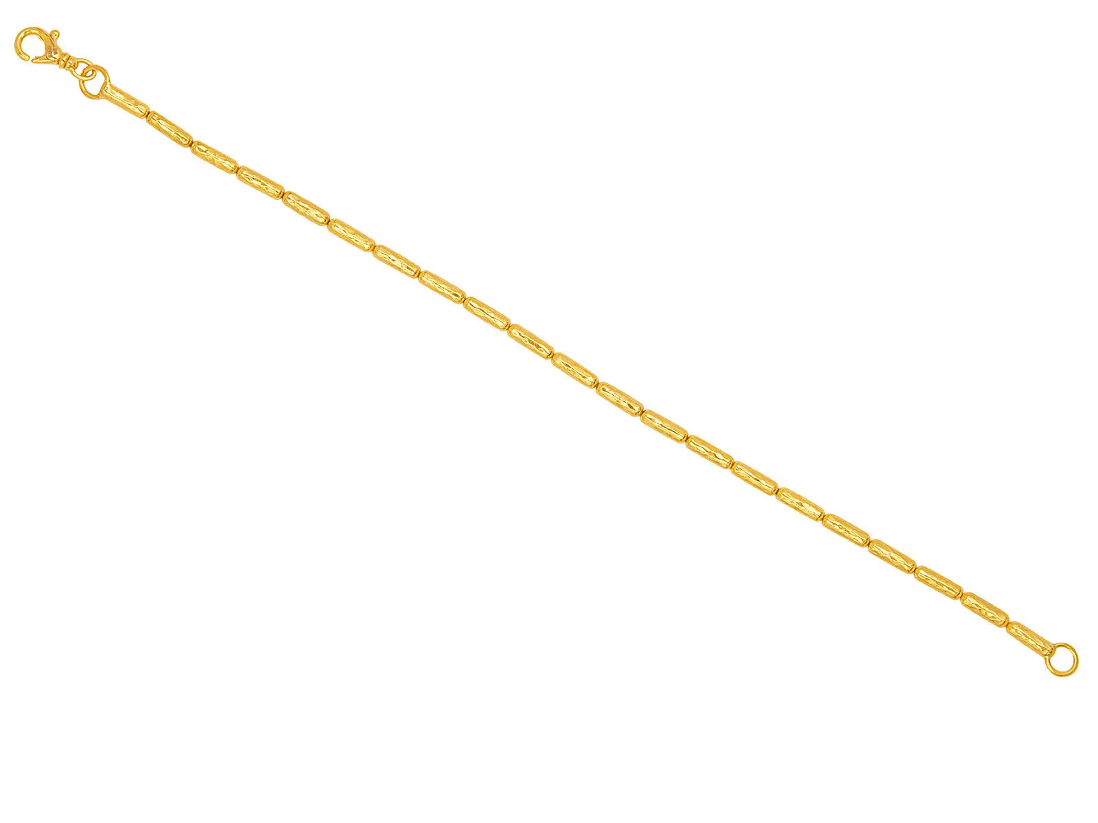 GURHAN Vertigo Gold Single Strand Bracelet, with No Stone - Squash Blossom Vail