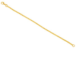 GURHAN Vertigo Gold Single Strand Bracelet, with No Stone - Squash Blossom Vail