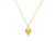GURHAN Amulet Gold Pendant Necklace, 10mm Round, with Diamond - Squash Blossom Vail