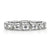The large julia is a great addition to any stack or on it own. This band have ~Approximately 1.30-1.60ctw G-H/VS French cut diamonds bezel set in a handcrafted eternity band. This band is platinum and is a size 6. If you need a different size, please email shop@sbvail.com.