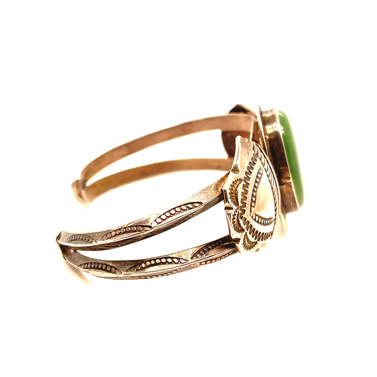 1940s Vintage Wolf Robe Bracelet - Squash Blossom Vail