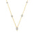 Pear & Marquise Diamond Ascension Necklace - Squash Blossom Vail