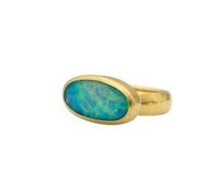 One-of-a-kind opal ring - Squash Blossom Vail