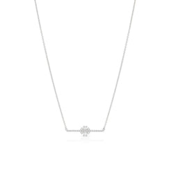 Topaz Diamond Bar Necklace - Squash Blossom Vail