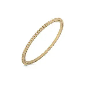 Stretchy diamond line bracelet - Squash Blossom Vail