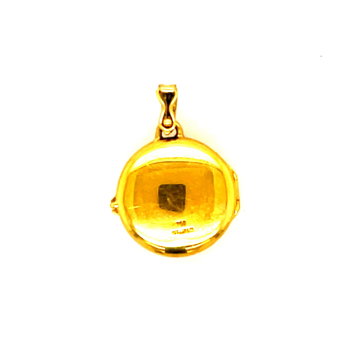 Tiffany CO Gold Locket - Squash Blossom Vail