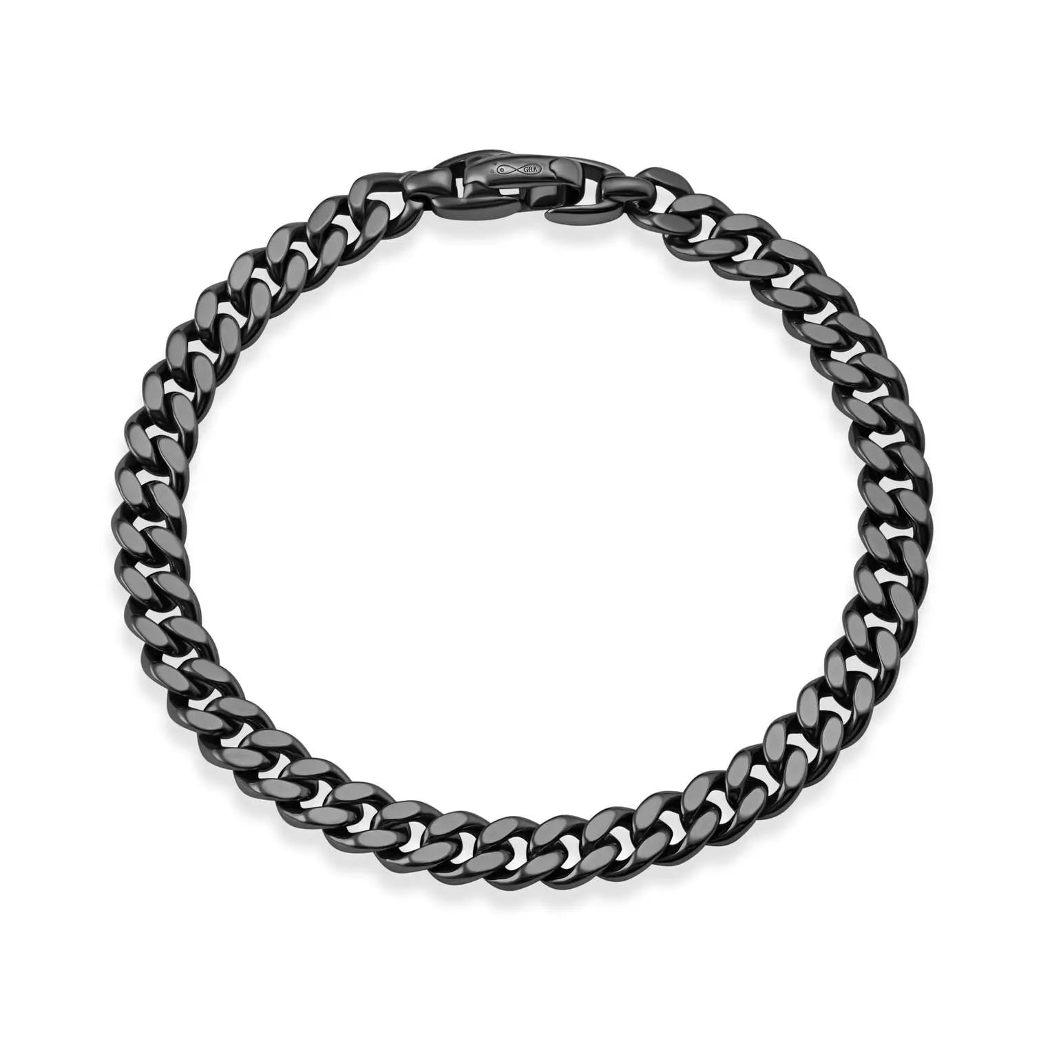 Details:  6MM Cuban Chain Metal:  Black Ruthenium Sterling Silver, Yellow Vermeil Sterling Silver or White Rhodium Sterling Silver