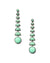 Ballbearing Chrysoprase Earrings - Squash Blossom Vail