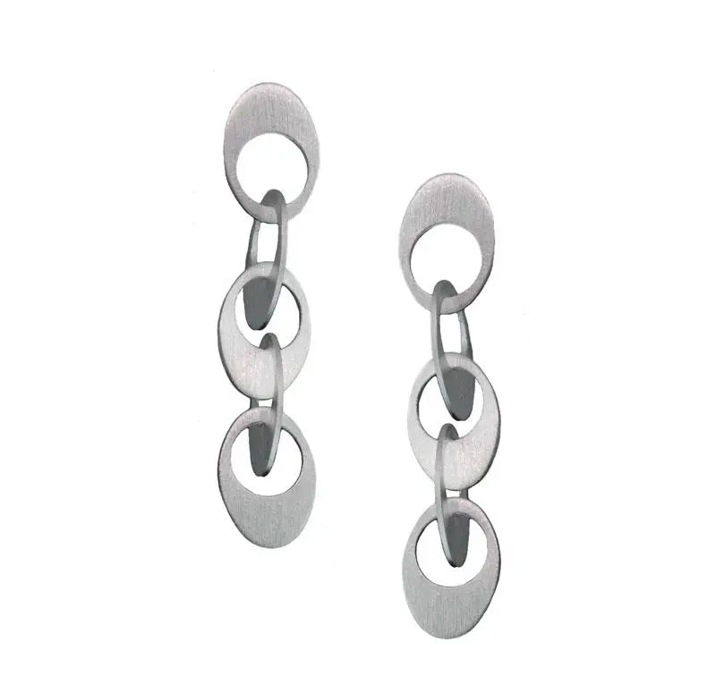 Silver Chain Earrings