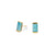 Turquoise Bonbon Stud Earrings - Squash Blossom Vail
