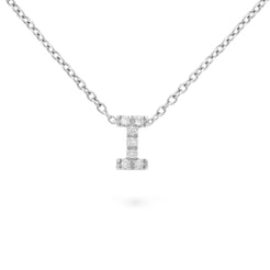Diamond "Letter" Pendant Necklace - Squash Blossom Vail