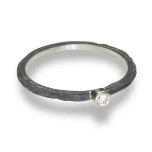 Steel Pebble Ring