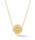 Mini Sacred Diamond Flower Necklace - Squash Blossom Vail