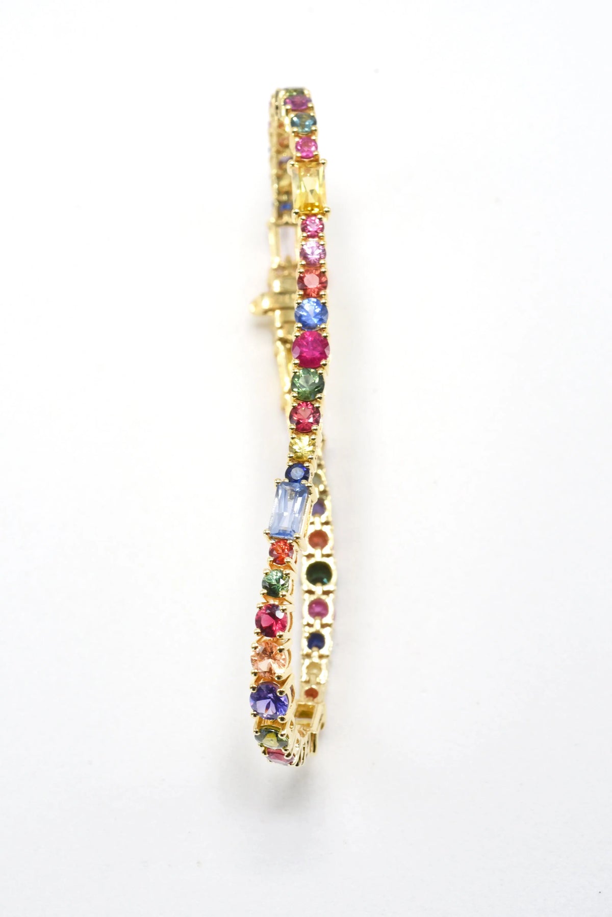 Rainbow Sapphire Bracelet - Squash Blossom Vail