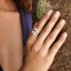 BE Diamond Open Band Ring - Squash Blossom Vail