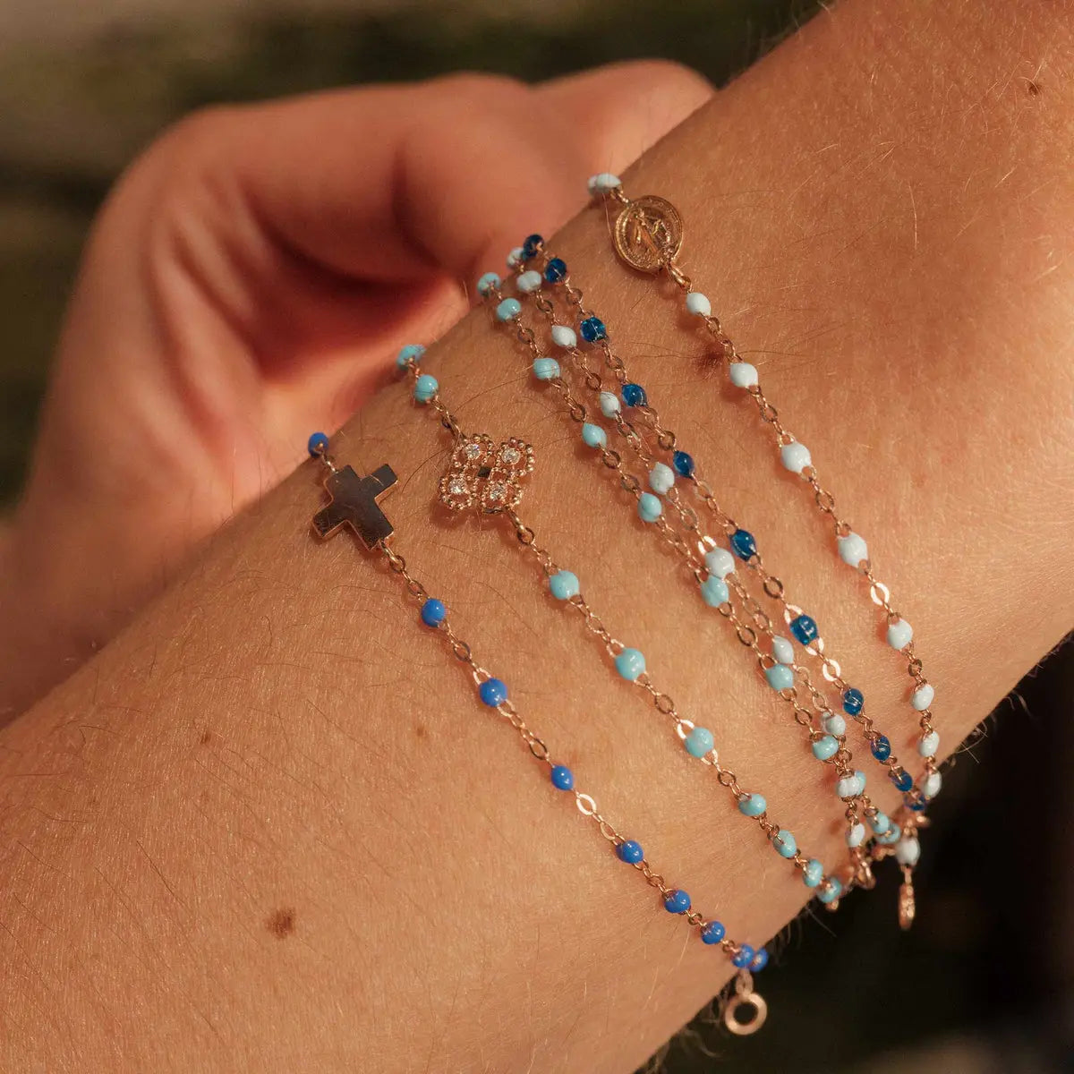 Classic Gigi Turquoise bracelet - Squash Blossom Vail