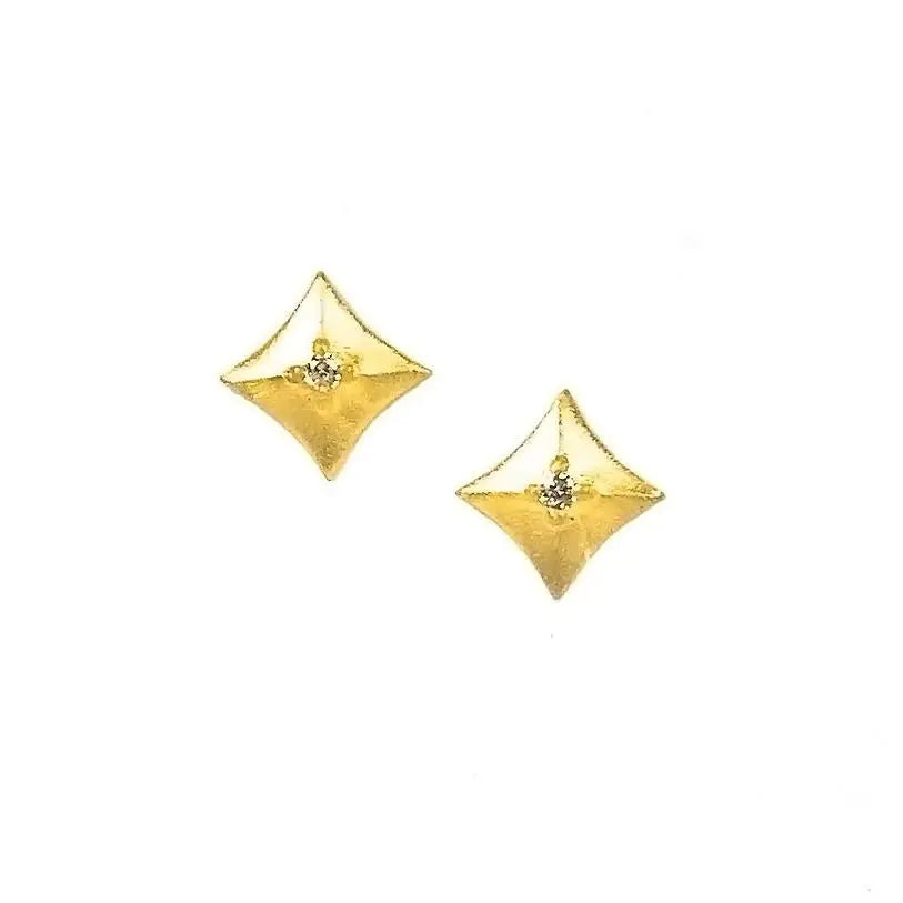 NORTH STAR STUD EARRINGS - Squash Blossom Vail