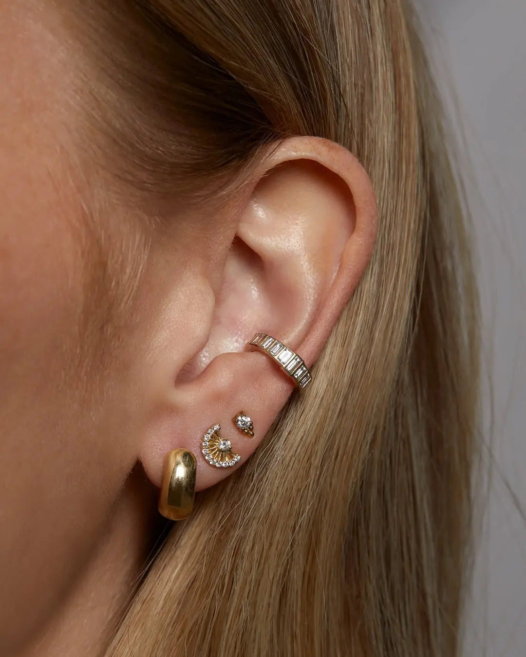 Ear Piercing - Squash Blossom Vail