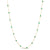 Emerald Round Necklace - Squash Blossom Vail