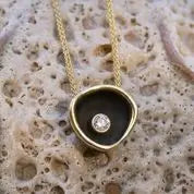 Confluence Single Cup Necklace - Squash Blossom Vail