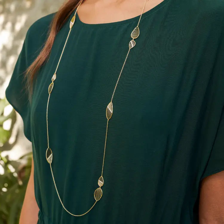 Tribe Station Necklace - Squash Blossom Vail