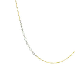 Marquise Cut Diamond Necklace - Squash Blossom Vail
