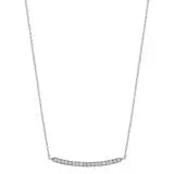 18" Diamond Pave Forever Bar Necklace  Materials: 18K Gold, .54ct in White Diamonds. Designed by Penny Preville