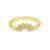 PAVE PETAL TRACER BAND - Squash Blossom Vail