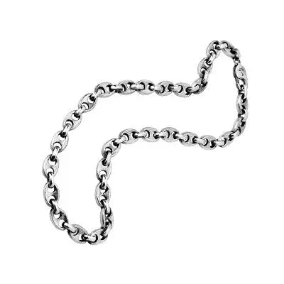 Sterling Anchor Chain Necklace - Squash Blossom Vail