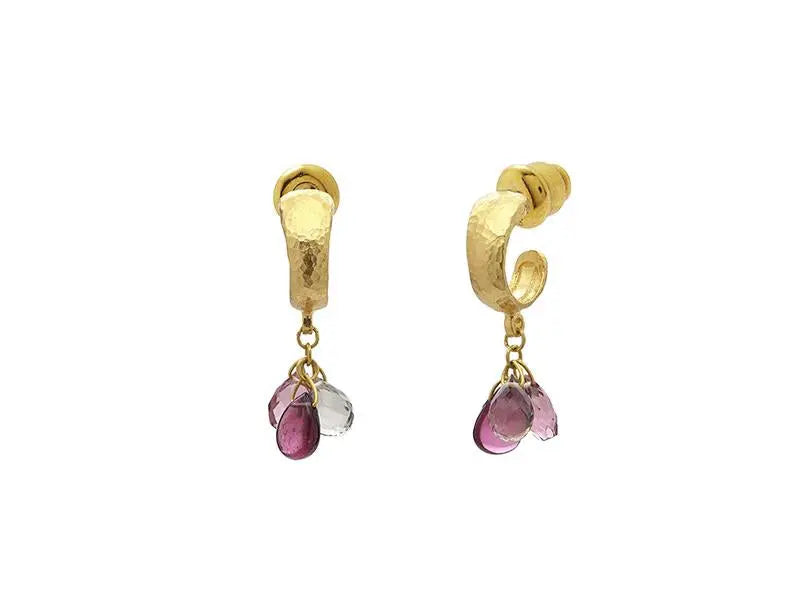 Quartz earrings designed by Gurhan