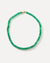 Beaded Candy Necklace in chrysoprase. This necklace  has a 18k yellow gold clasp strung with chrysoprase beads. It is 16 inches in length.  Designed by Irene Neuwirth
