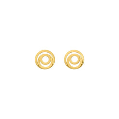 Circle Stud Earrings - Squash Blossom Vail