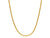 GURHAN Vertigo Gold Single Strand Short Necklace, 3.5mm Smooth Beads, with Diamond - Squash Blossom Vail