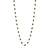 Stack you necklace layers with this versatile beaded chain! The Classic Gigi Necklace by gigi CLOZEAU features 18 carat yellow gold, and striking Black resin jewels for an everyday effortless appearance. Handcrafted in 18k yellow gold. The beads measure 1.50mm in diameter and is finished with a spring ring clasp. The length is 16.5 inches.