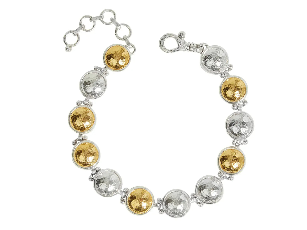 Amulet Sterling Silver All Around Bracelet - Squash Blossom Vail