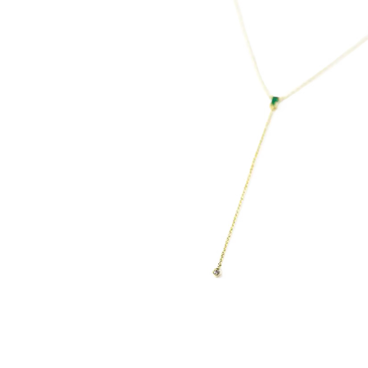 Elettra Y-Necklace - Squash Blossom Vail