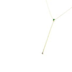 Elettra Y-Necklace - Squash Blossom Vail