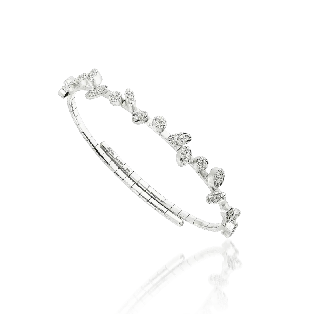 BE Spiral Diamond Bracelet - Squash Blossom Vail