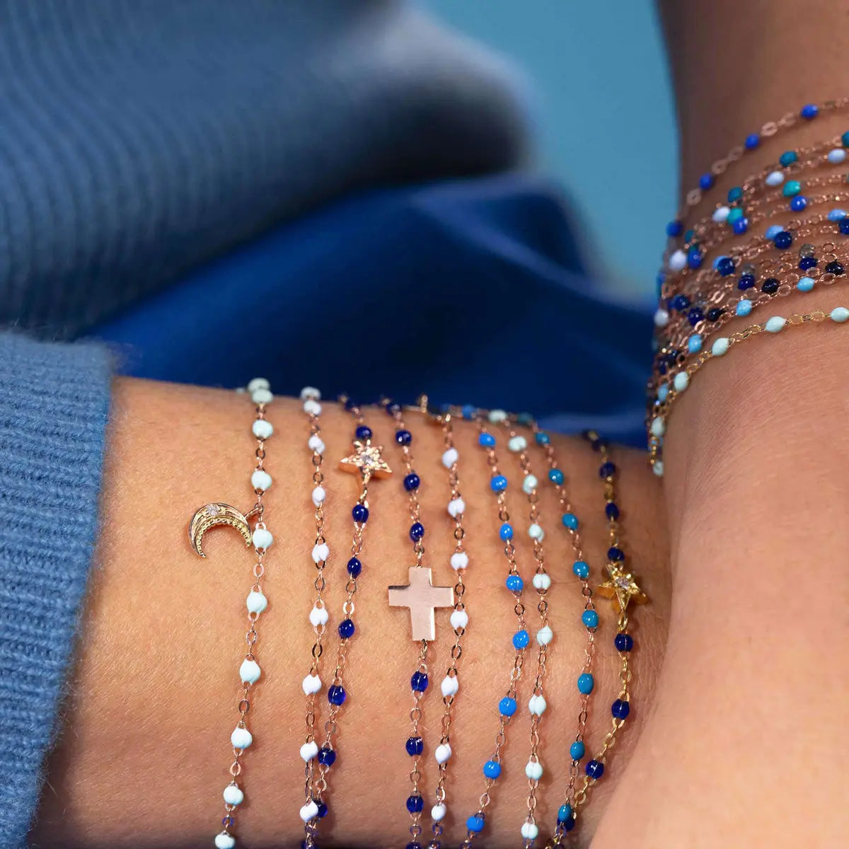 Classic Gigi Jeans bracelet - Squash Blossom Vail