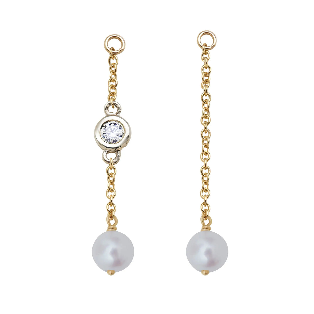 The Medium Joie Earring Jacket - Squash Blossom Vail
