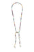 Ruby, Emerald and Sapphire Rockstar Lariat - Squash Blossom Vail