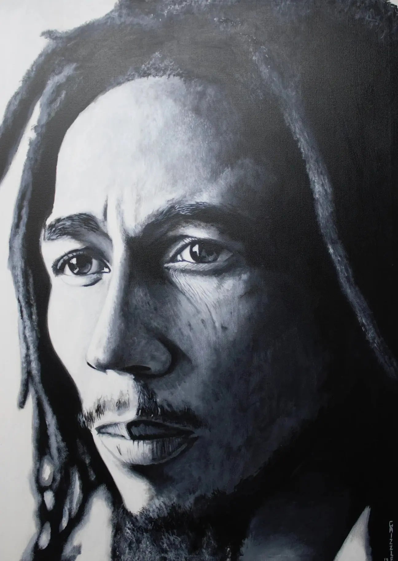 Framed Bob Marley Print - Squash Blossom Vail